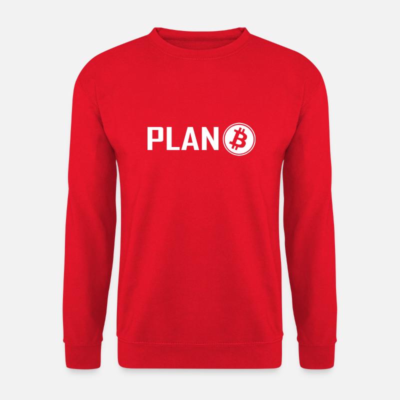 Crypto Bitcoin Trading - Unisex Pullover - Rot