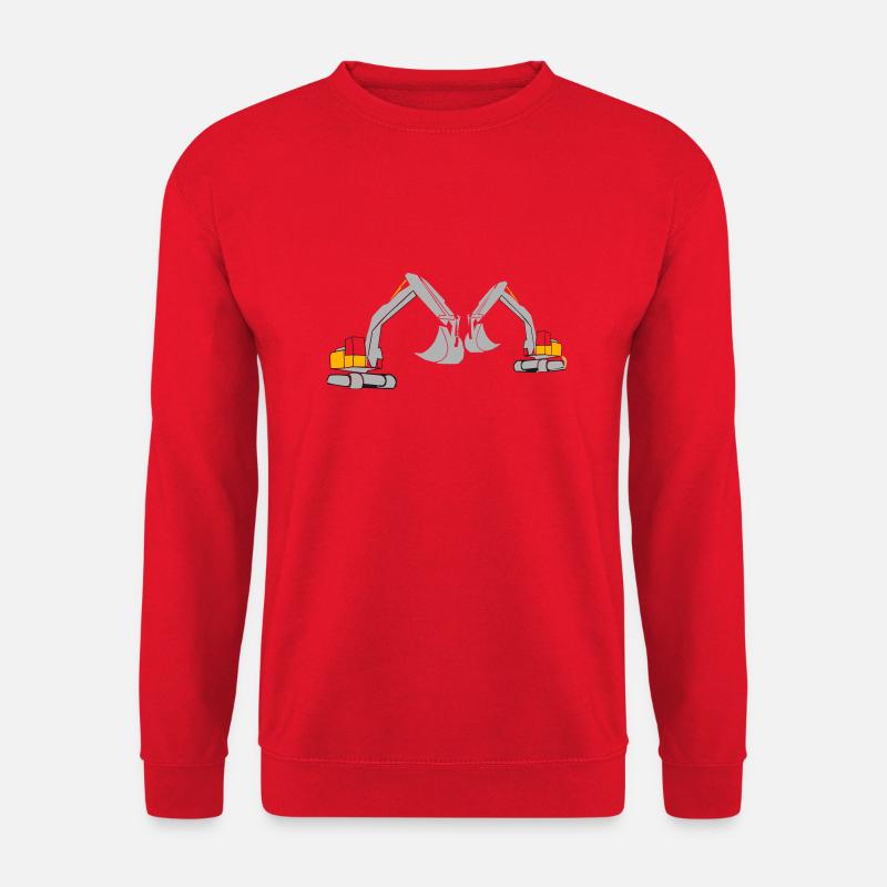 Design für's Land Bagger - Unisex Pullover - Rot