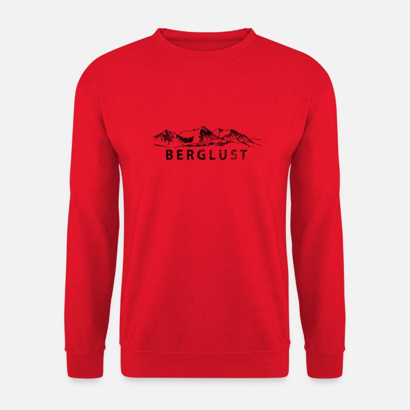 Berglust - (3) - Unisex Pullover - Rot