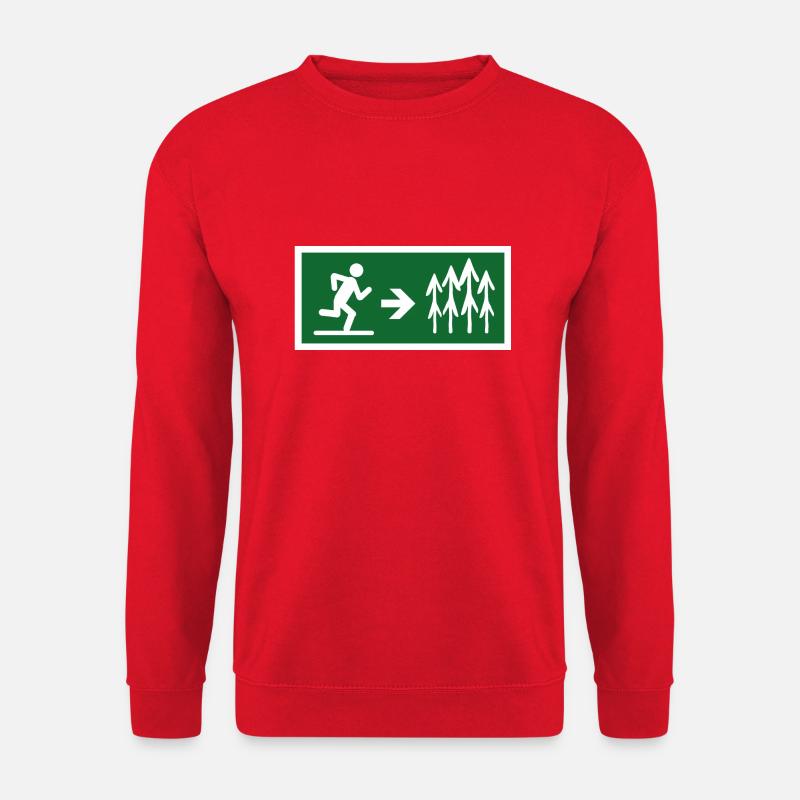 exit to the forest - Unisex Sweatshirt - red