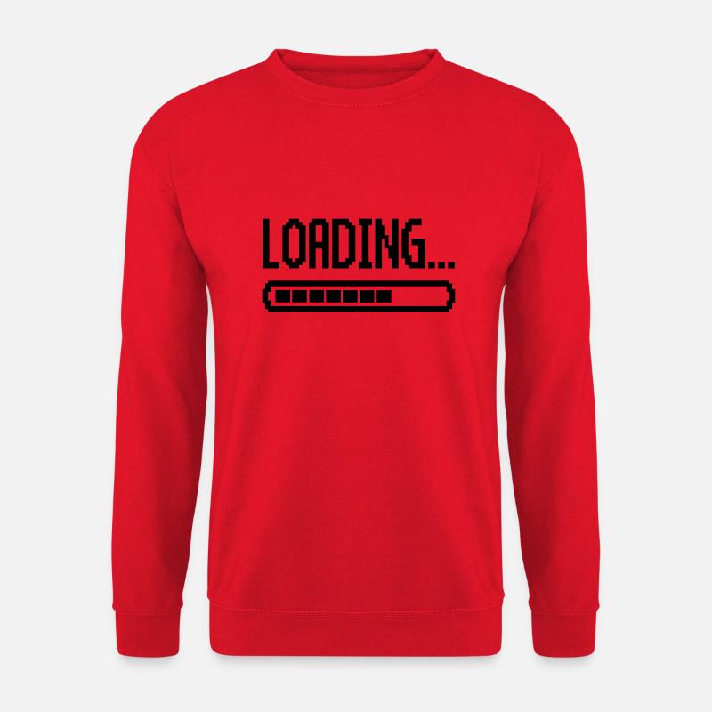 loading bar - Unisex Sweatshirt - red
