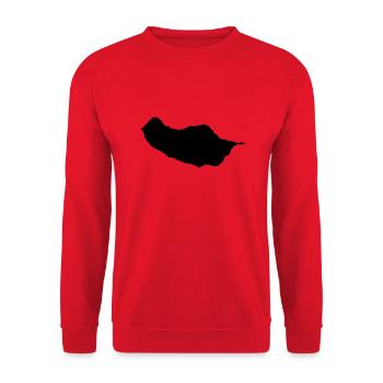 Madère - Sweat-shirt Unisexe - rouge - Devant - Alina (178cm) & Michal (187cm)