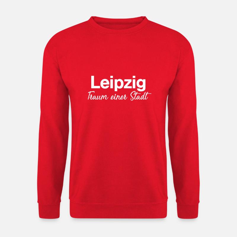Leipzig - Unisex Pullover - Rot