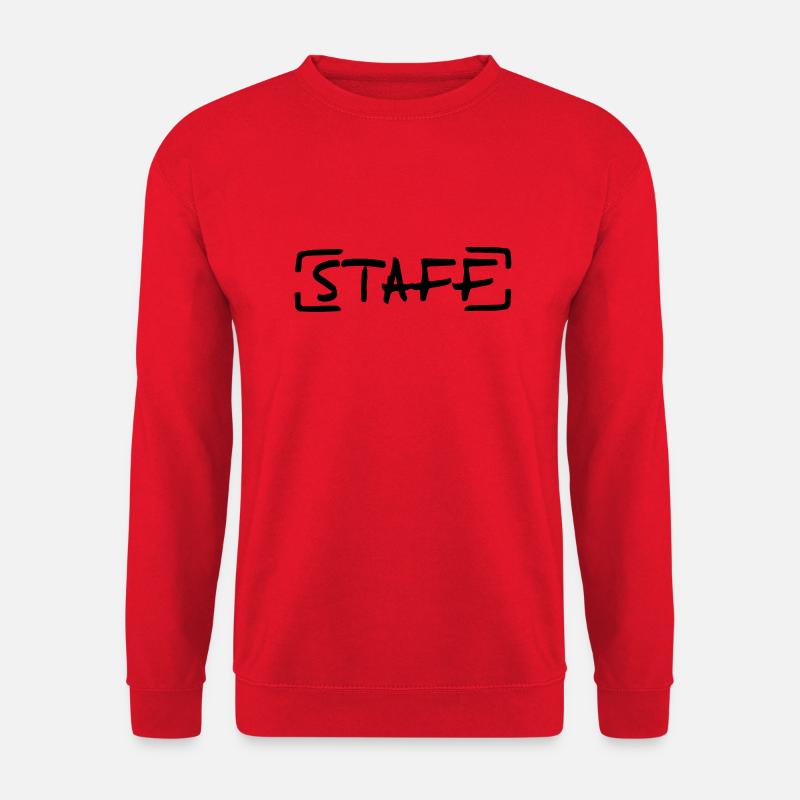 Staff - Unisex Sweatshirt - red
