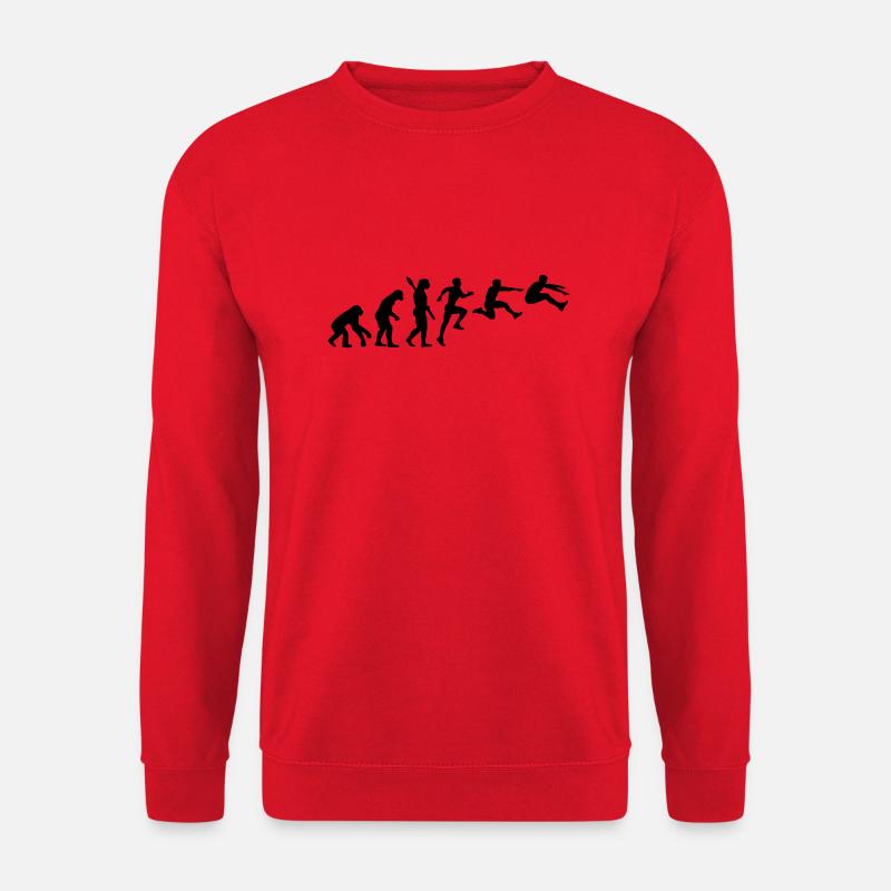 Weitsprung - Unisex Pullover - Rot