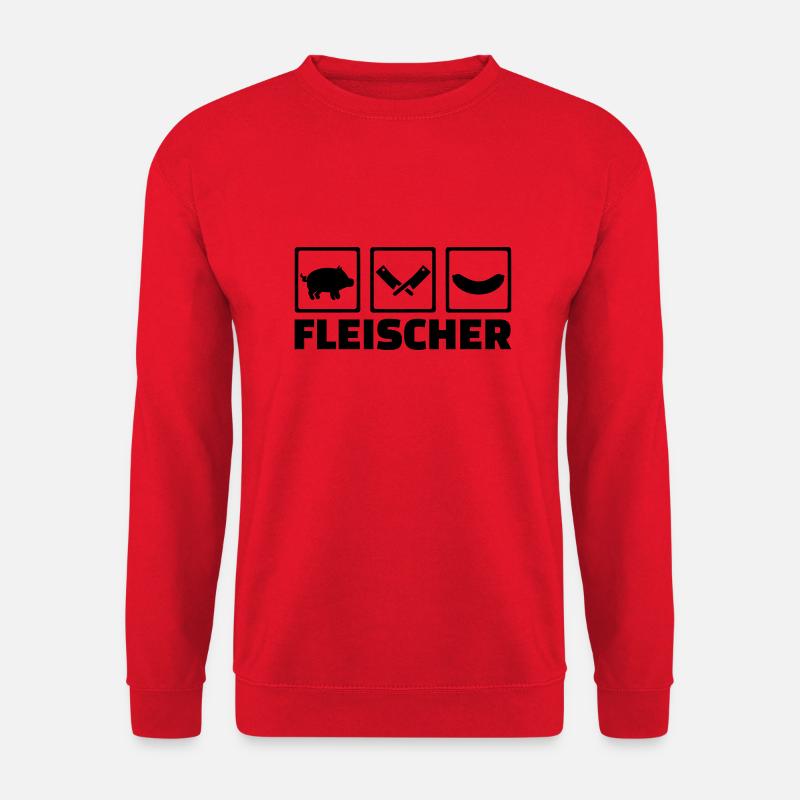 Fleischer - Unisex Pullover - Rot