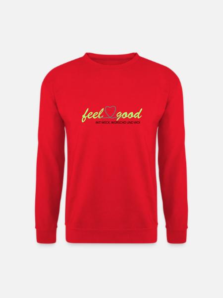 feelgood inderpfalz GRÜN WWW - Unisex Pullover - Rot