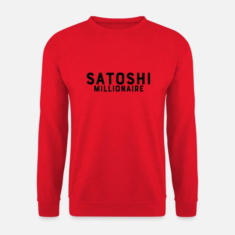 Satoshi Millionär - Unisex Pullover - Rot
