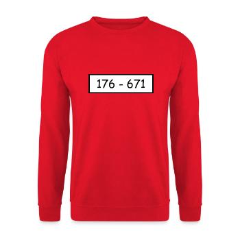 Panzerknacki T-shirt & Hoddie Design - Sweat-shirt Unisexe - rouge - Devant - Alina (178cm) & Michal (187cm)