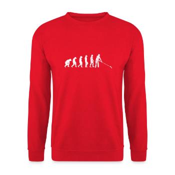 Gardener Hobby gardener Gardening Gardening - Unisex Sweatshirt - red - Front - Alina (178cm) & Michal (187cm)