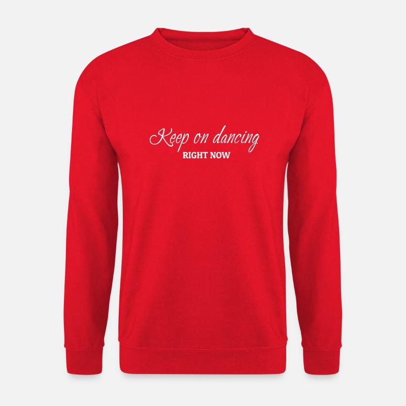 Dancing Dance Music - Unisex Pullover - Rot