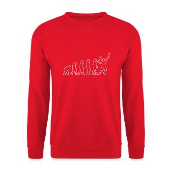 Tennis Club Tennis Lovers Tennis Tennis Players - Unisex Sweatshirt - red - Front - Alina (178cm) & Michal (187cm)