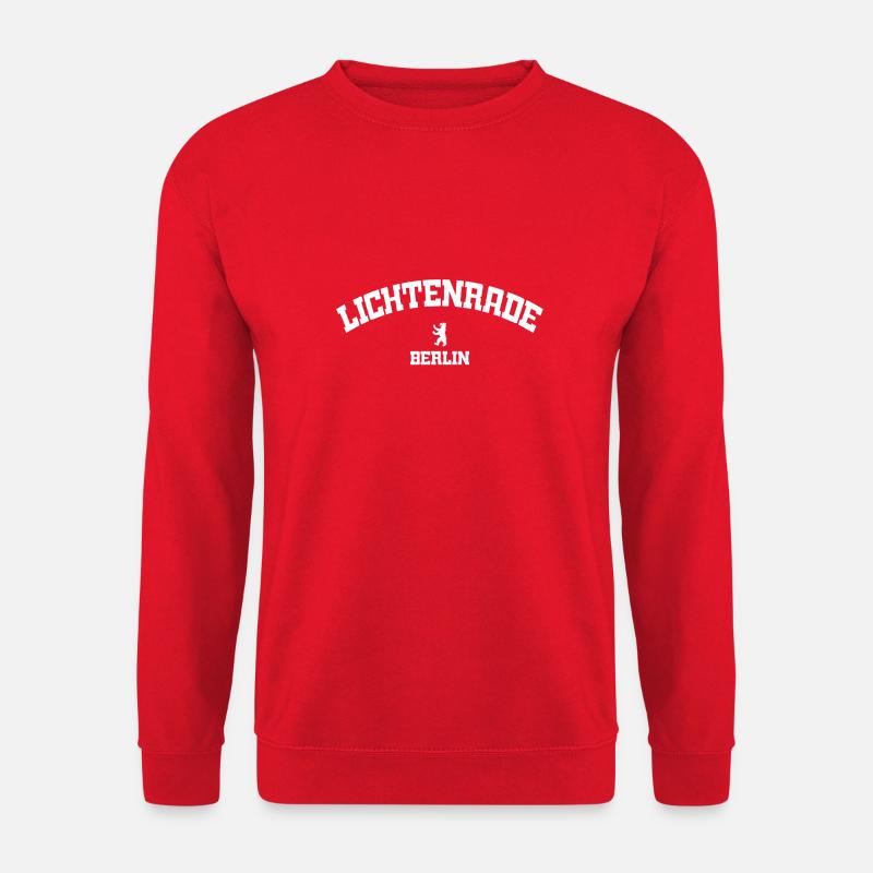 Lichtenrade - Berlin - Deutschland - German - Unisex Pullover - Rot