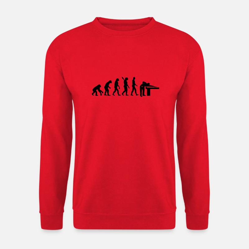 Evolution Billard - Sweat-shirt Unisexe - rouge