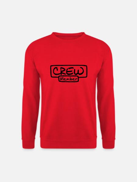Crew Member - Unisex Sweatshirt - red