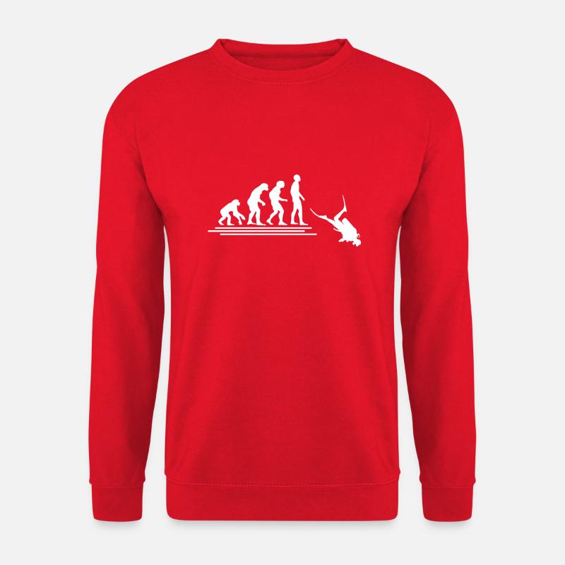 Diving Dive Dive - Unisex Sweatshirt - red