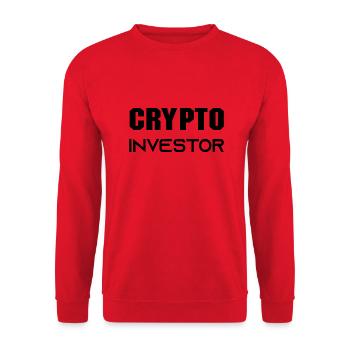 Bitcoin Trading Crypto Stocks - Sweat-shirt Unisexe - rouge - Devant - Alina (178cm) & Michal (187cm)