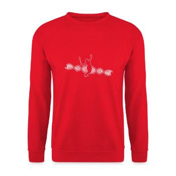 Tennis Club Tennis Players Tennis Tennis Lovers - Unisex Sweatshirt - red - Front - Alina (178cm) & Michal (187cm)