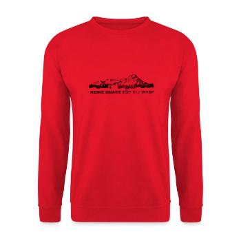 Keine Gnade Für Die Wade - (3) - Unisex Pullover - Rot - Vorne - Alina (178cm) & Michal (187cm)