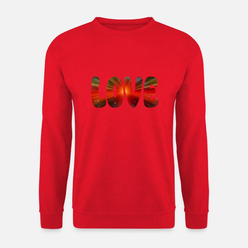 LOVE - Unisex Pullover - Rot
