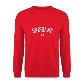 Brisbane, Australie, sous le kangourou Koala - Sweat-shirt Unisexe - rouge - Devant - Alina (178cm) & Michal (187cm)