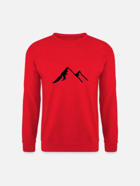 Berg - Unisex Pullover - Rot