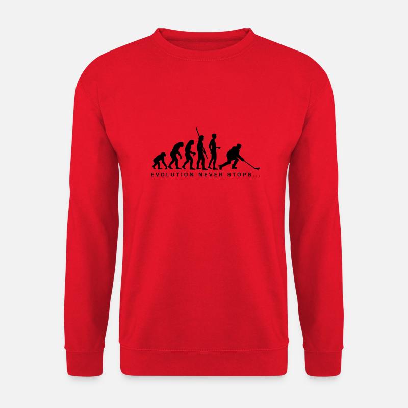 evolution_eishockey_b - Sweat-shirt Unisexe - rouge