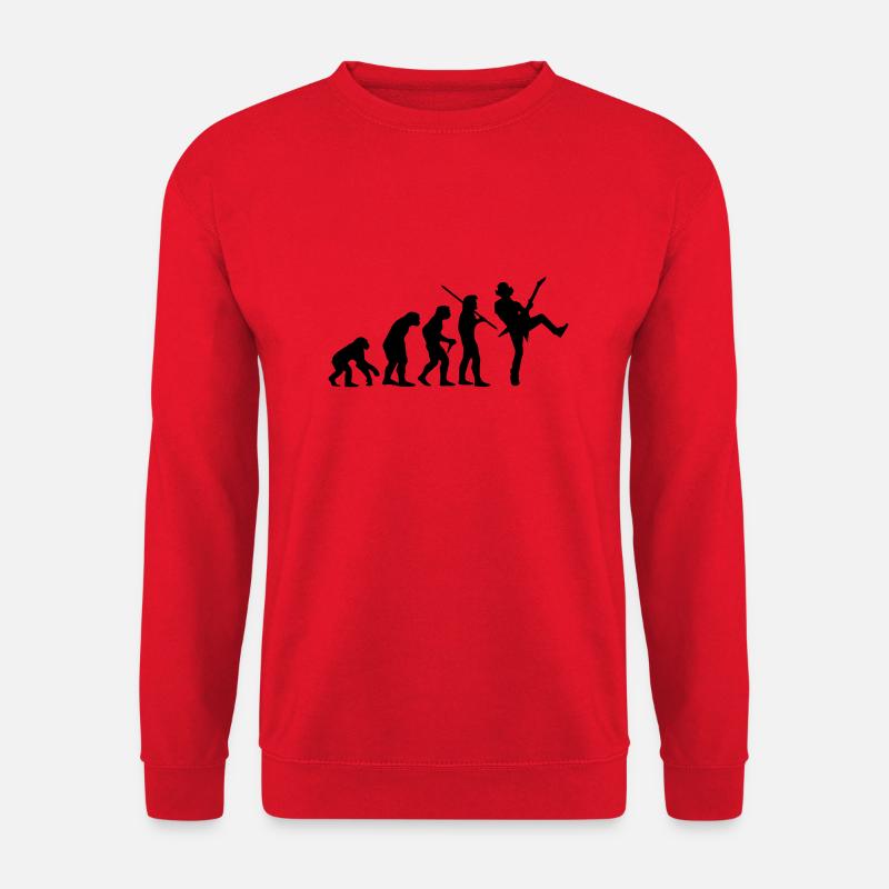 Evolution Cowboy Rocker - Unisex Sweatshirt - red