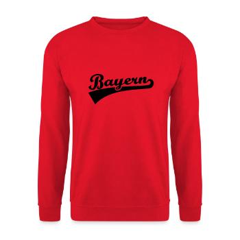 Bayern - Unisex Pullover - Rot - Vorne - Alina (178cm) & Michal (187cm)