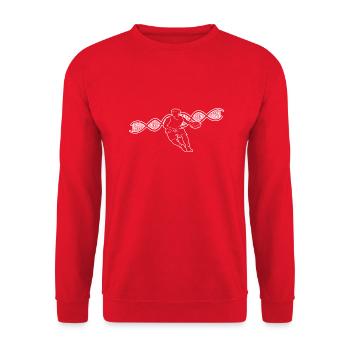 Équipe de basket-ball Joueur de basket-ball Basket-ball - Sweat-shirt Unisexe - rouge - Devant - Alina (178cm) & Michal (187cm)