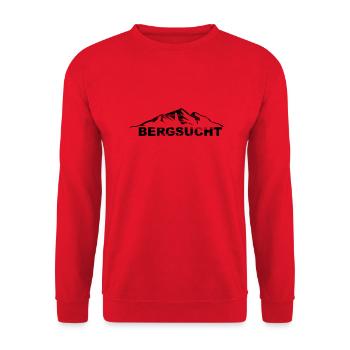 Bergsucht - (5) - Unisex Pullover - Rot - Vorne - Alina (178cm) & Michal (187cm)