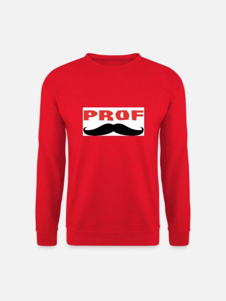 PROF - Sweat-shirt Unisexe - rouge