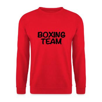 Boxing Team - Unisex Pullover - Rot - Vorne - Alina (178cm) & Michal (187cm)