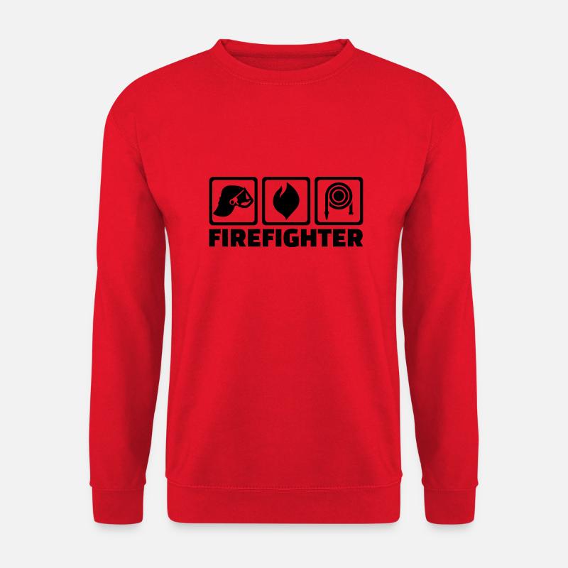 Feuerwehr - Unisex Pullover - Rot