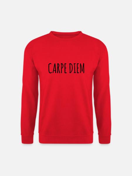 Tshirt carpe diem - Unisex Sweatshirt - red