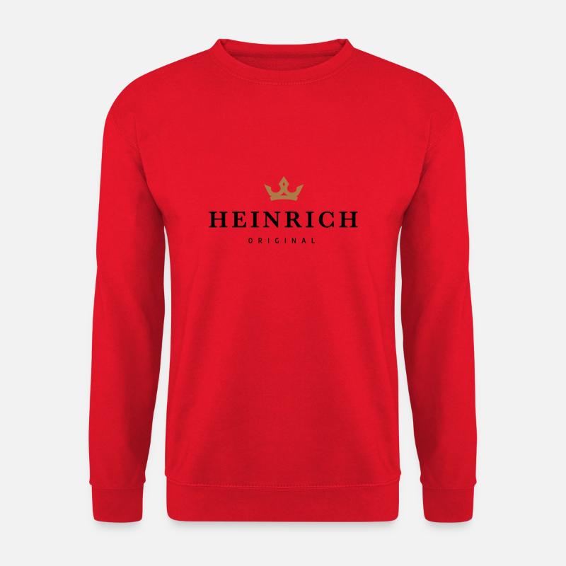 Heinrich - Unisex Sweatshirt - red