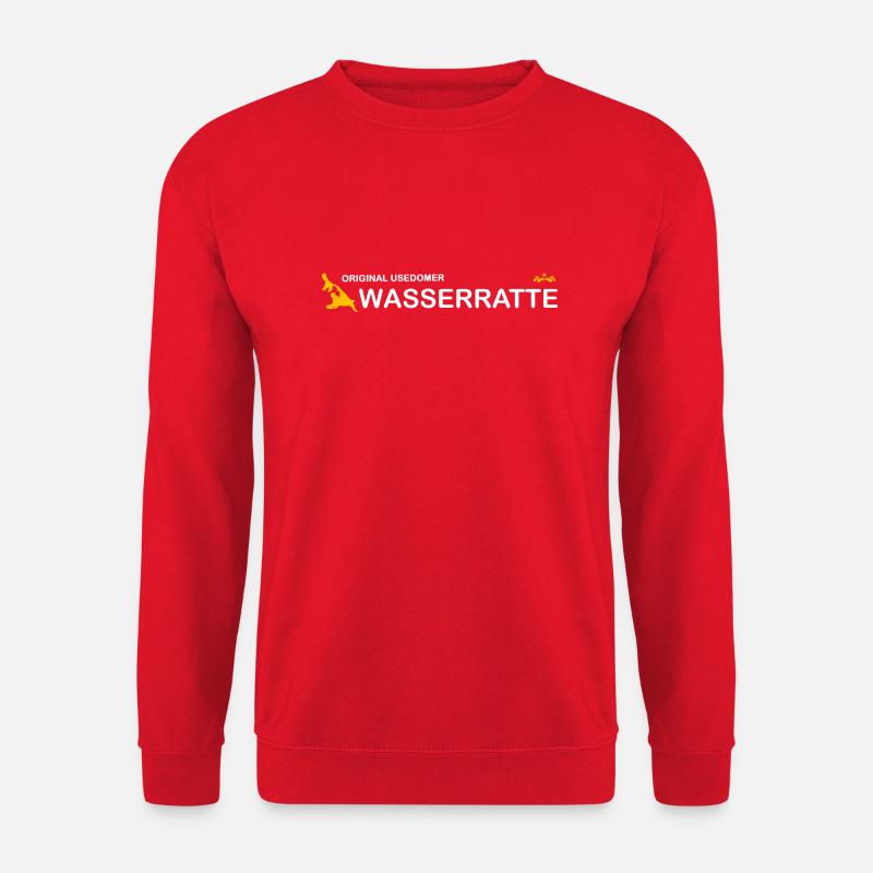Usedomer Wasserratte - Unisex Pullover - Rot