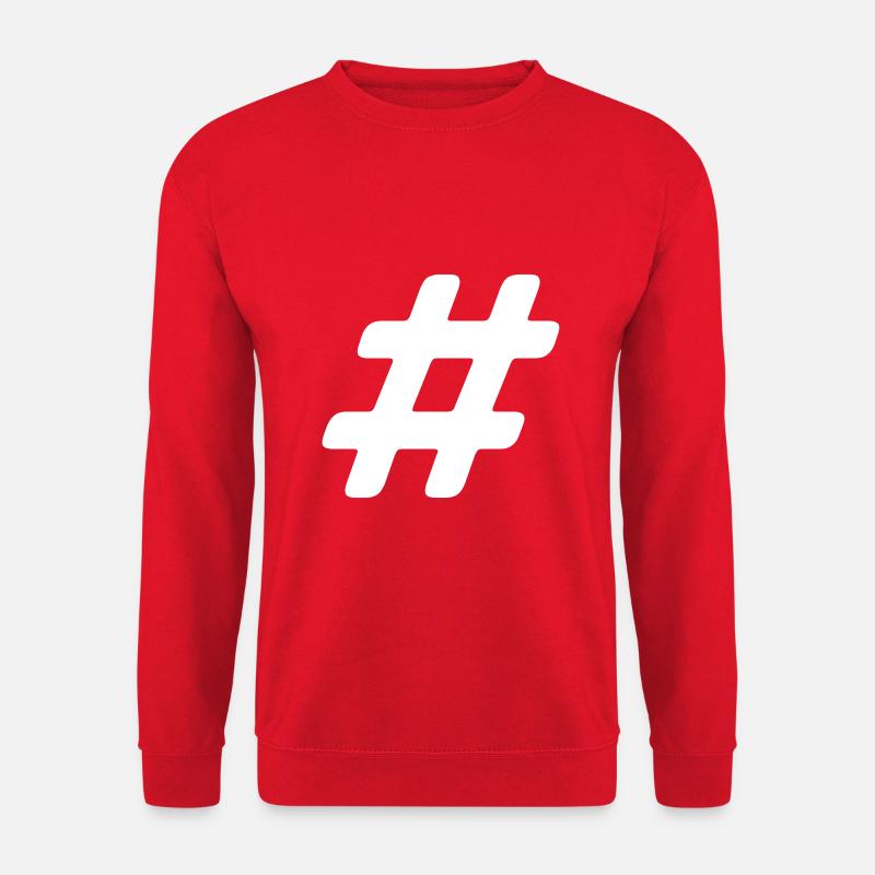 Hashtag - Unisex Pullover - Rot