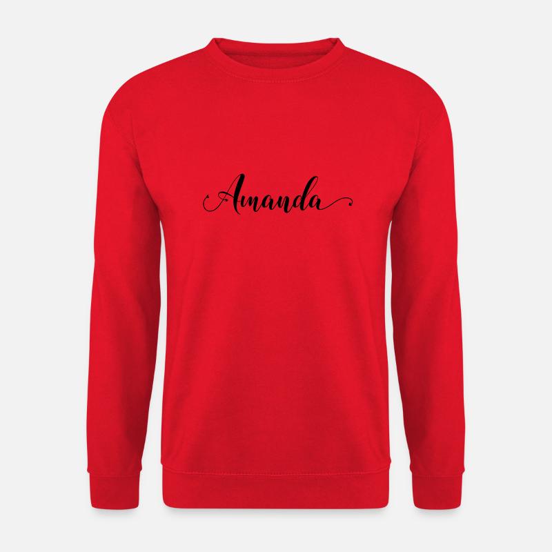 (amanda) - Unisex Pullover - Rot