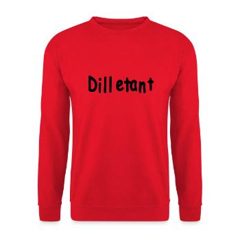 Dilletand 2 - Unisex Pullover - Rot - Vorne - Alina (178cm) & Michal (187cm)