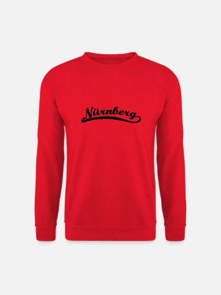 Nuremberg font Retro - Unisex Sweatshirt - red