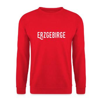 Erzgebirge Heimat - Unisex Pullover - Rot - Vorne - Alina (178cm) & Michal (187cm)