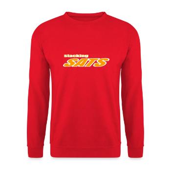 Stacking sats - Unisex Sweatshirt - red - Front - Alina (178cm) & Michal (187cm)