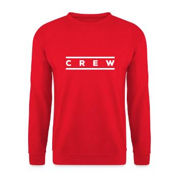 équipage - Sweat-shirt Unisexe - rouge - Devant - Alina (178cm) & Michal (187cm)