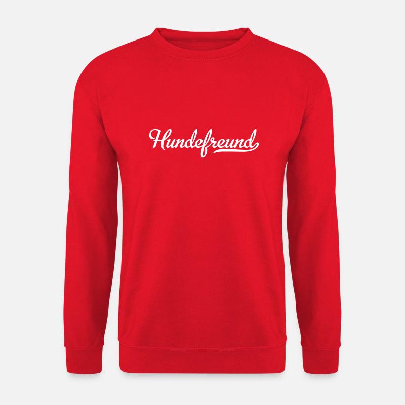 Hundefreund - Unisex Pullover - Rot