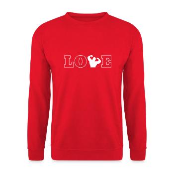Fitness Sports Bodybuilding Athletes Fitness Sports - Unisex Sweatshirt - red - Front - Alina (178cm) & Michal (187cm)