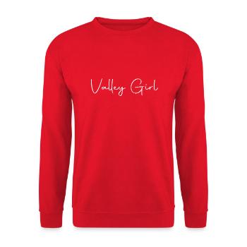 Vallée des filles - Sweat-shirt Unisexe - rouge - Devant - Alina (178cm) & Michal (187cm)