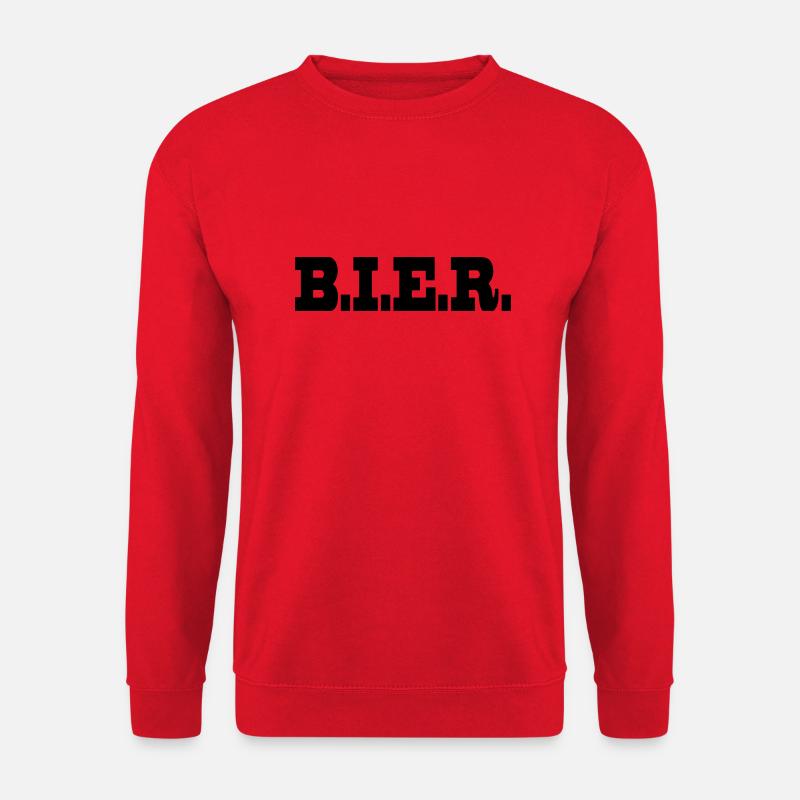 B.I.E.R. - Unisex Pullover - Rot