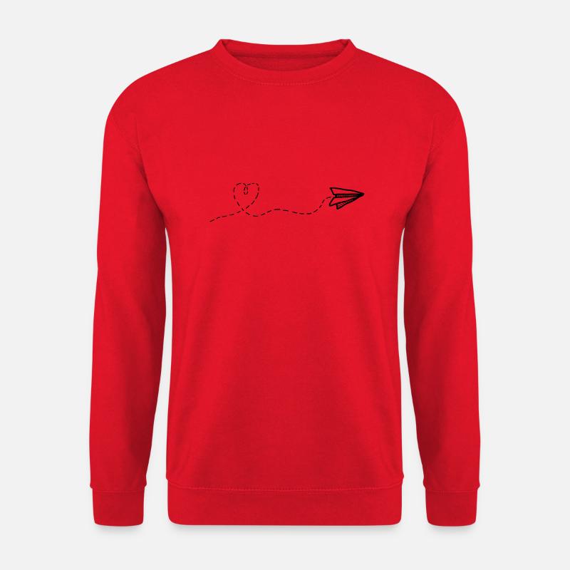 fly heart - Unisex Pullover - Rot