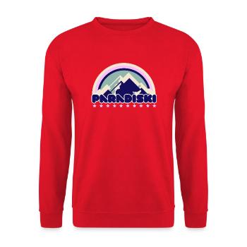 Skiparadies - PARADISCO SKI COLLECTOR - Unisex Pullover - Rot - Vorne - Alina (178cm) & Michal (187cm)